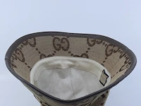 Vissershoedje, maat m (57 cm) gucci, jumbo gg canvas bucket hat - afbeelding 5 van  7