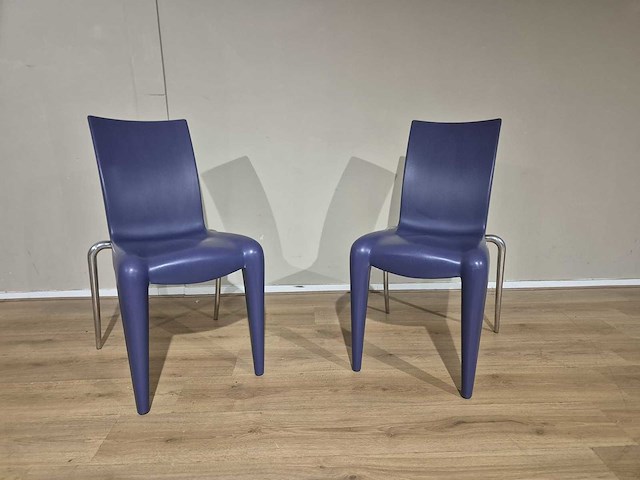 Vitra - louis 20 philippe stark - eetkamerstoelen (2x) - afbeelding 1 van  8