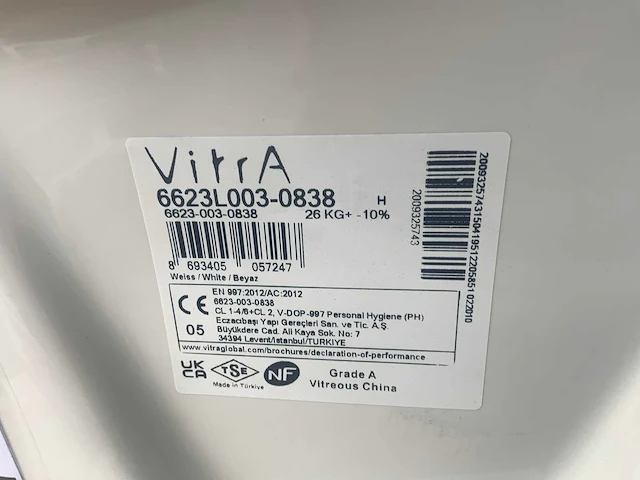 Vitra 6623l003 toiletpot (2x) - afbeelding 2 van  7