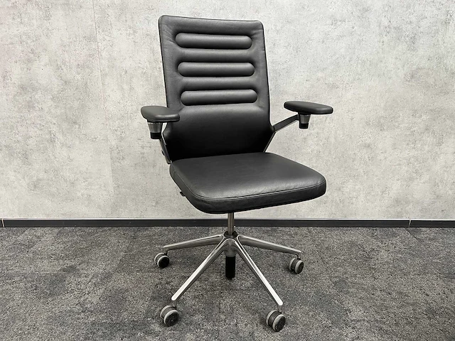 Vitra ac 5 work - design bureaustoel - leder - afbeelding 1 van  14