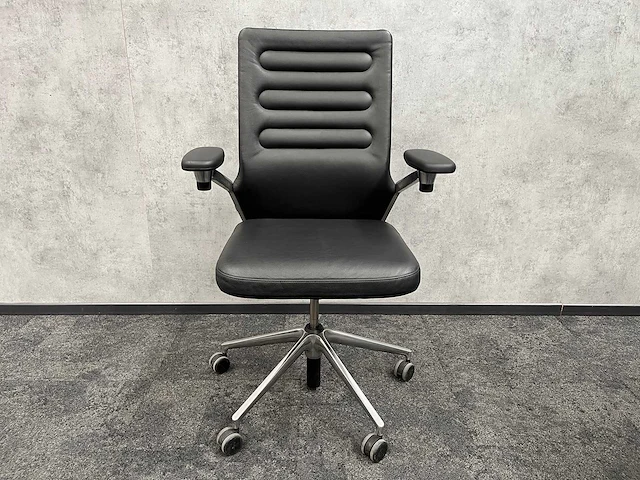 Vitra ac 5 work - design bureaustoel - leder - afbeelding 7 van  14