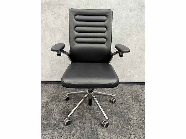 Vitra ac 5 work - design bureaustoel - leder - afbeelding 11 van  14