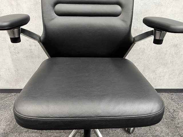 Vitra ac 5 work - design bureaustoel - leder - afbeelding 12 van  14