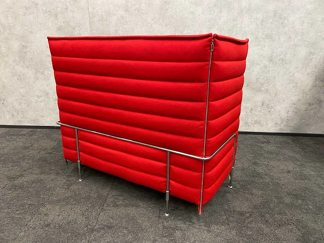 Vitra alcove - design sofa - rood - afbeelding 2 van  12
