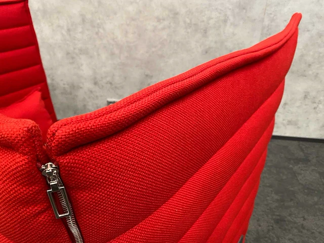 Vitra alcove - design sofa - rood - afbeelding 3 van  12