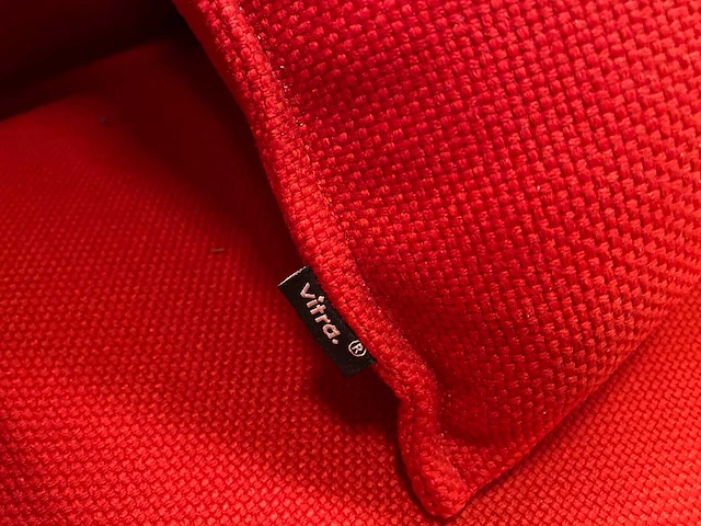 Vitra alcove - design sofa - rood - afbeelding 4 van  12