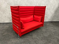 Vitra alcove - design sofa - rood - afbeelding 1 van  12