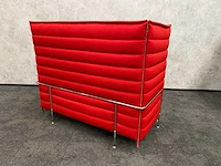 Vitra alcove - design sofa - rood - afbeelding 6 van  12