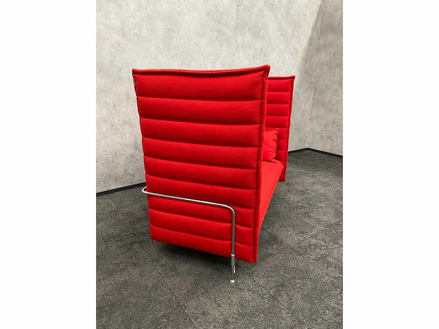 Vitra alcove - design sofa - rood - afbeelding 11 van  12