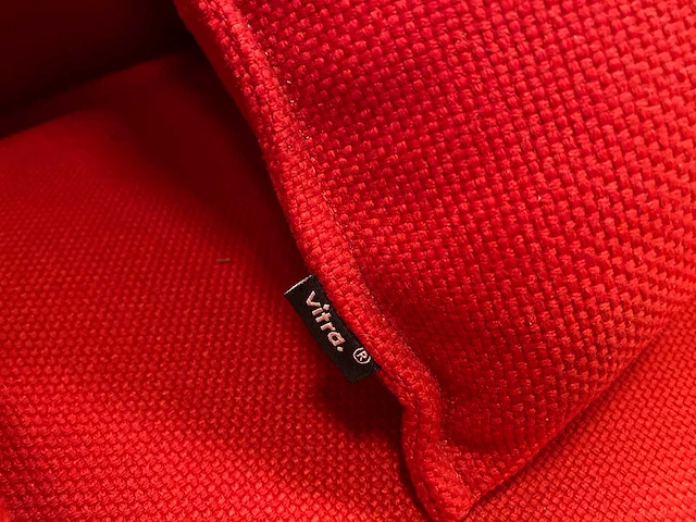 Vitra alcove - design sofa - rood - afbeelding 2 van  12