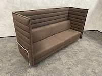 Vitra alcove highback - 3-zits design sofa - coffee - afbeelding 9 van  12