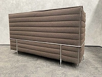 Vitra alcove highback - 3-zits design sofa - coffee - afbeelding 3 van  12