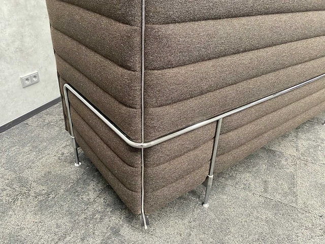 Vitra alcove highback - 3-zits design sofa - coffee - afbeelding 4 van  12