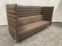 Vitra alcove highback - 3-zits design sofa - coffee - afbeelding 5 van  12