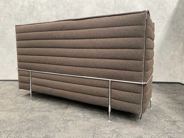 Vitra alcove highback - 3-zits design sofa - coffee - afbeelding 3 van  12