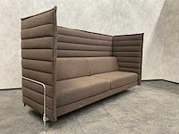 Vitra alcove highback - 3-zits design sofa - coffee - afbeelding 1 van  12