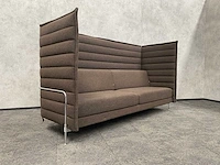 Vitra alcove highback - 3-zits design sofa - coffee - afbeelding 11 van  12