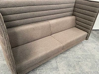 Vitra alcove highback - 3-zits design sofa - coffee - afbeelding 12 van  12