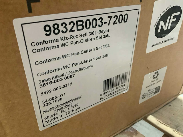 Vitra conforma toiletpot - afbeelding 5 van  5