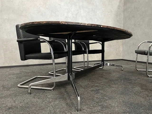Vitra/ emperador - 6 persoons design set - marmer - afbeelding 6 van  30
