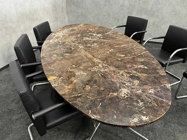 Vitra/ emperador - 6 persoons design set - marmer - afbeelding 11 van  30
