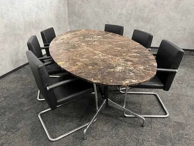 Vitra/ emperador - 6 persoons design set - marmer - afbeelding 1 van  30