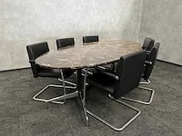 Vitra/ emperador - 6 persoons design set - marmer - afbeelding 24 van  30