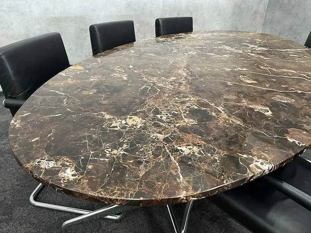 Vitra/ emperador - 6 persoons design set - marmer - afbeelding 25 van  30