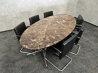 Vitra/ emperador - 6 persoons design set - marmer - afbeelding 26 van  30