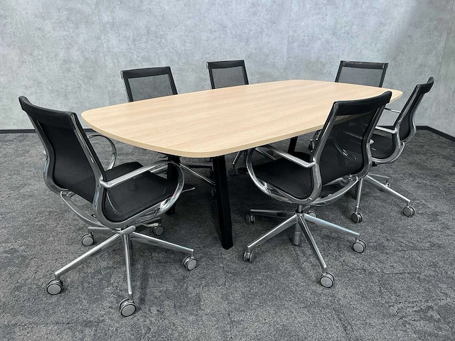 Vitra joyn/ asis - 6p design conferentie set 240x120 - afbeelding 3 van  24