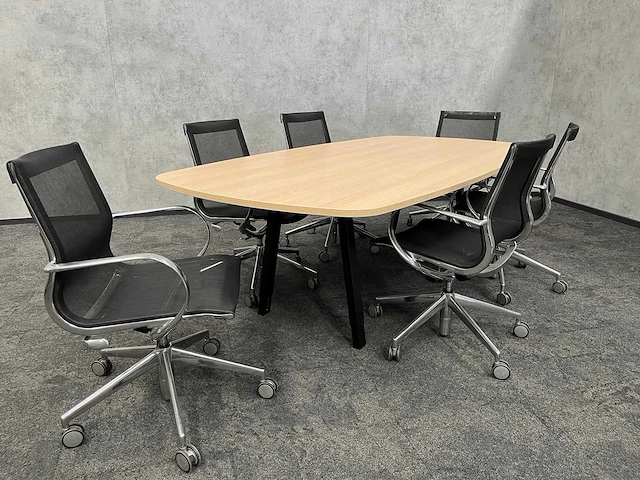 Vitra joyn/ asis - 6p design conferentie set 240x120 - afbeelding 4 van  24