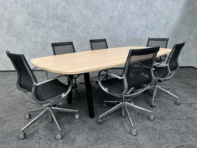 Vitra joyn/ asis - 6p design conferentie set 240x120 - afbeelding 1 van  24