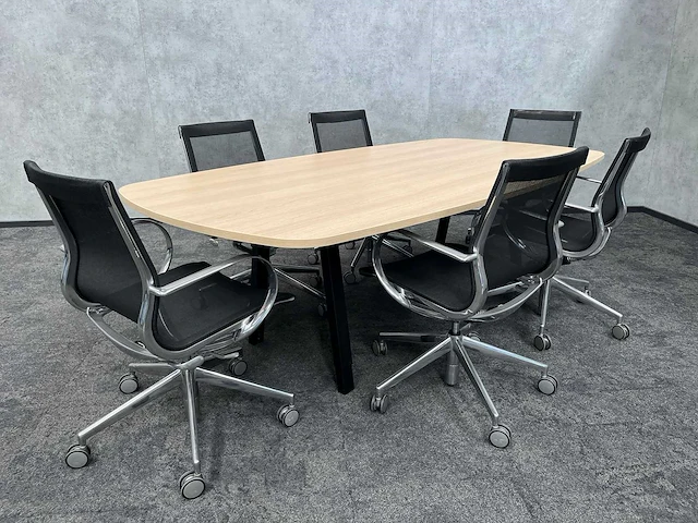 Vitra joyn/ asis - 6p design conferentie set 240x120 - afbeelding 12 van  24