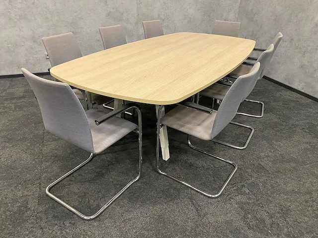 Vitra joyn/ brunner - 8p design conferentie set 240x120 - afbeelding 18 van  19