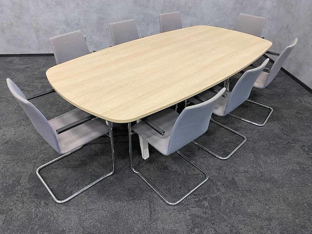 Vitra joyn/ brunner - 8p design conferentie set 240x120 - afbeelding 2 van  19