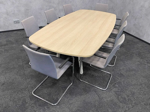 Vitra joyn/ brunner - 8p design conferentie set 240x120 - afbeelding 3 van  19