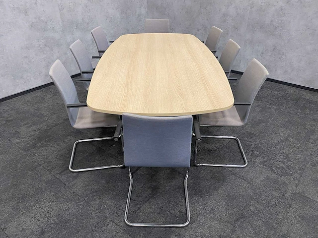 Vitra joyn/ brunner - 8p design conferentie set 240x120 - afbeelding 4 van  19