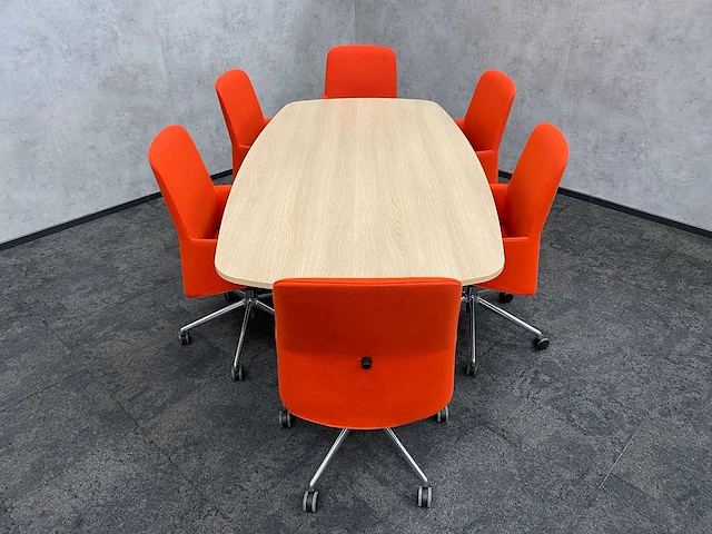 Vitra joyn/ donati - 6p design conferentie set 240x120 - afbeelding 13 van  29