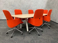 Vitra joyn/ donati - 6p design conferentie set 240x120