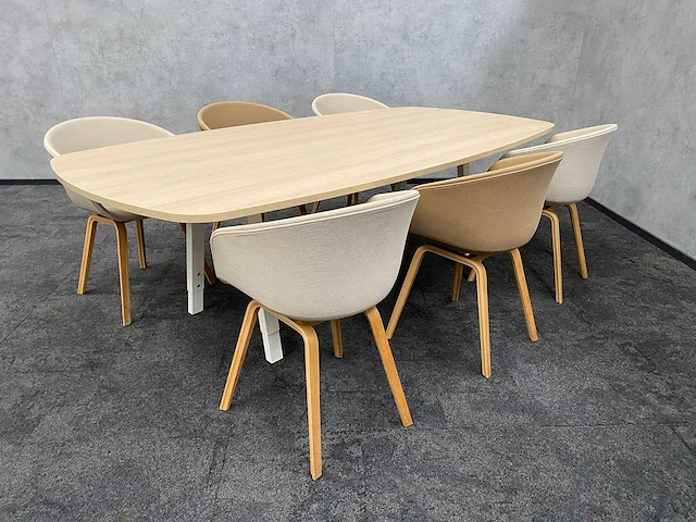 Vitra joyn/ hay - 6p design conferentie set 240x120 - afbeelding 1 van  17