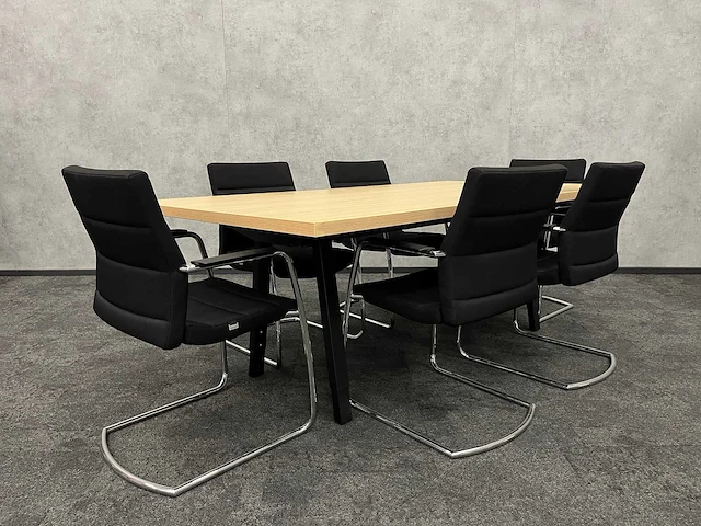 Vitra joyn/ interstuhl - 6 persoons design set 210x110 - afbeelding 1 van  21