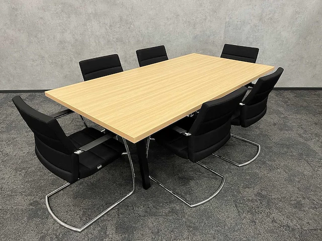 Vitra joyn/ interstuhl - 6 persoons design set 210x110 - afbeelding 14 van  21