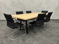 Vitra joyn/ interstuhl - 6 persoons design set 210x110 - afbeelding 15 van  21