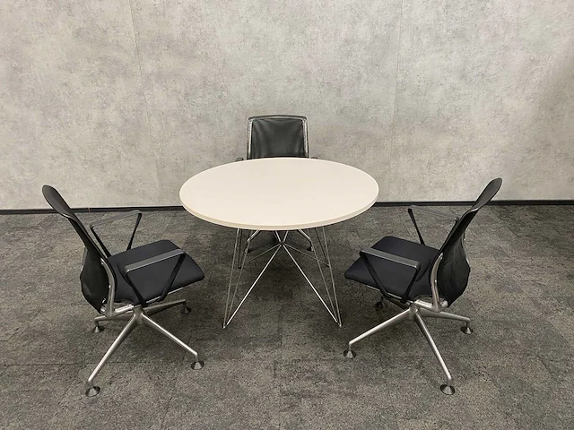 Vitra meda/ magis tavolo - 3 persoons design set ø110 - afbeelding 14 van  24
