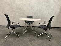 Vitra meda/ magis tavolo - 3 persoons design set ø110 - afbeelding 15 van  24