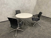 Vitra meda/ magis tavolo - 3 persoons design set ø110 - afbeelding 16 van  24
