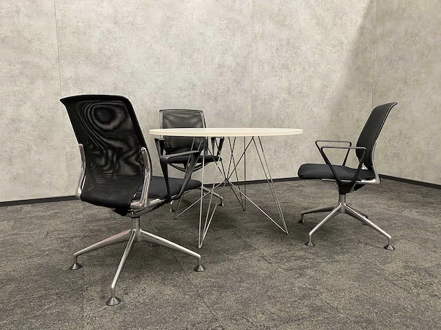 Vitra meda/ magis tavolo - 3 persoons design set ø110 - afbeelding 17 van  24