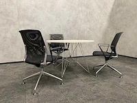 Vitra meda/ magis tavolo - 3 persoons design set ø110 - afbeelding 17 van  24