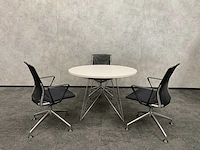 Vitra meda/ magis tavolo - 3 persoons design set ø110 - afbeelding 12 van  24