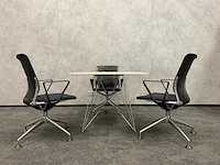 Vitra meda/ magis tavolo - 3 persoons design set ø110 - afbeelding 18 van  24